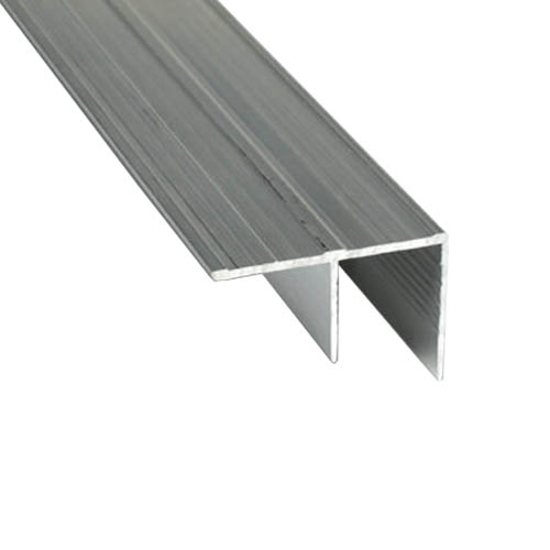 Perfil Natural Aluminio Tipo F